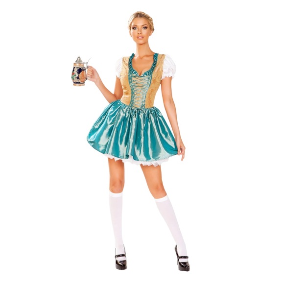 Roma 4948 1pc Beer Girl Costume - Picture 1 of 3